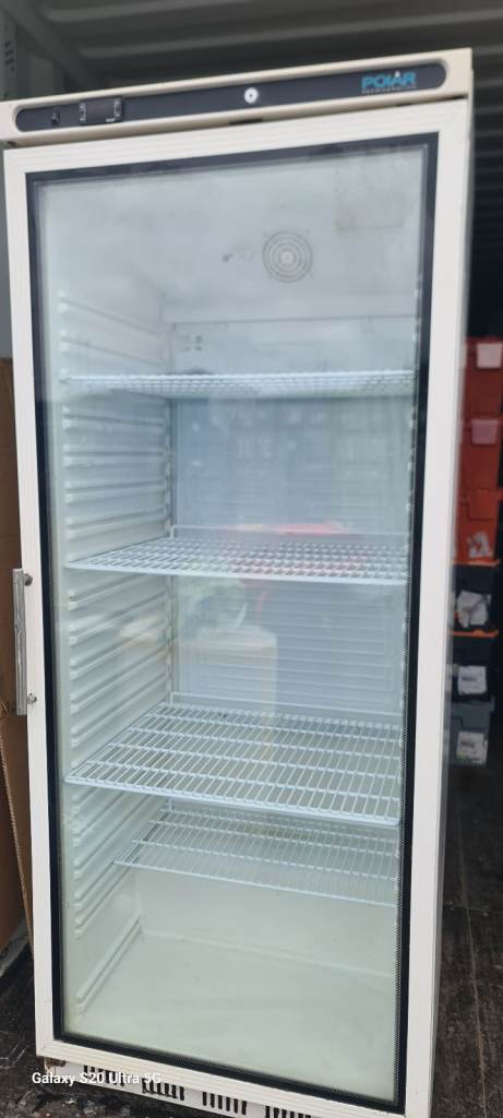 Polar Commercial Display Fridge - White, Good Condition