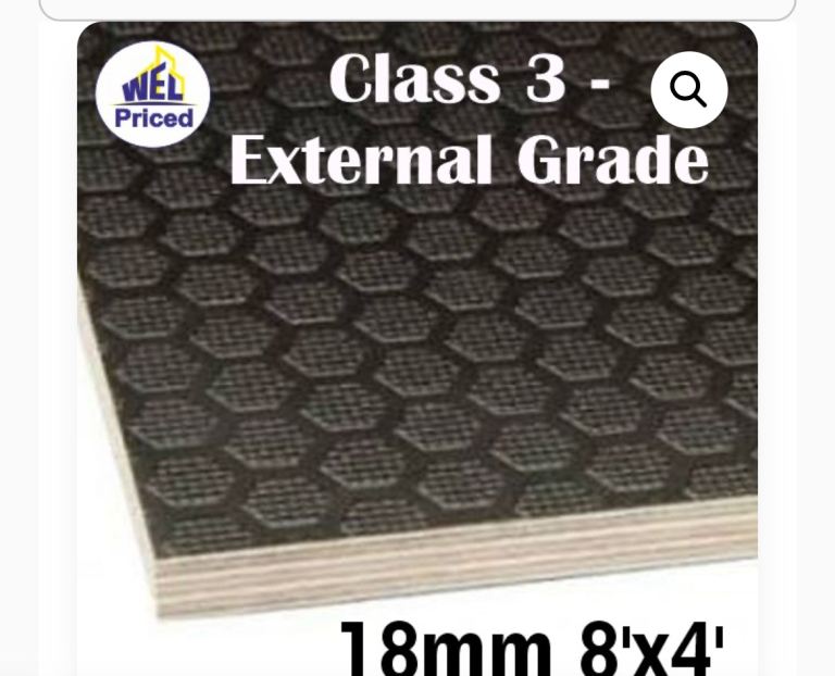 18 mm ifor Williams Trailer flooring  phenolic resin plywood  black Hexagon Sheet