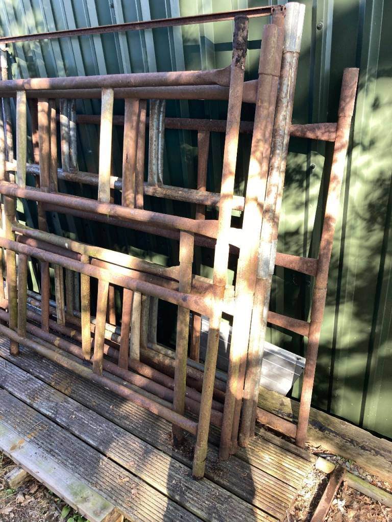 rusty old scaffold