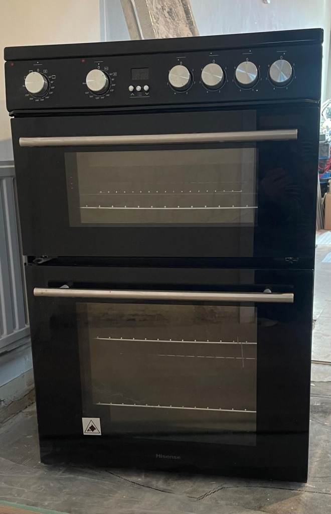 image for Hisense hde3211bbuk Electric Cooker with Ceramic Hob-Black Good condition