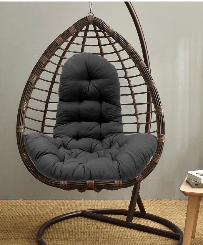 NEW Black egg chair cushions