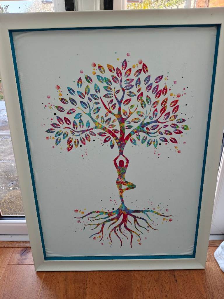 Framed canvas picture