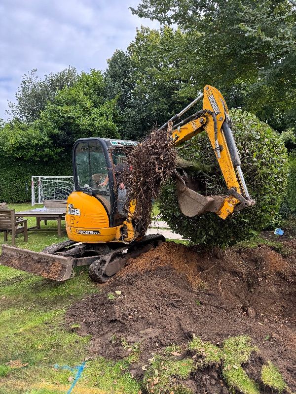 Mini digger hire wembley london .  available at  any time 