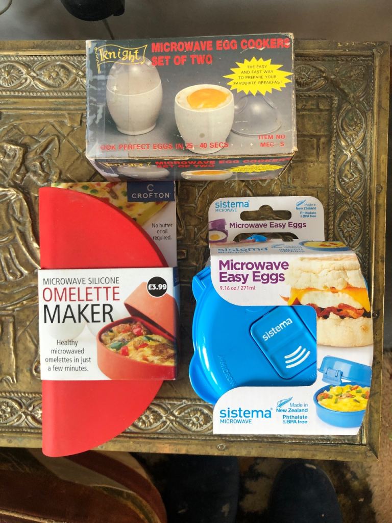 Microwave egg preparation 