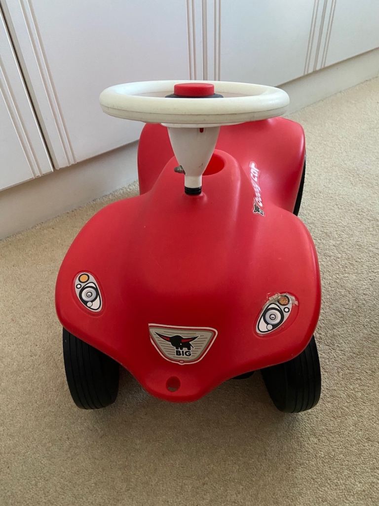 Red Bobby Car for toddlers and children aged 1-5