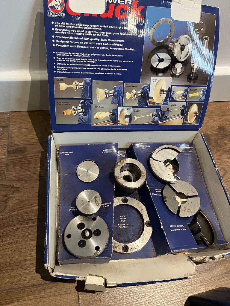 image for Record power woodturning lathe chucks 