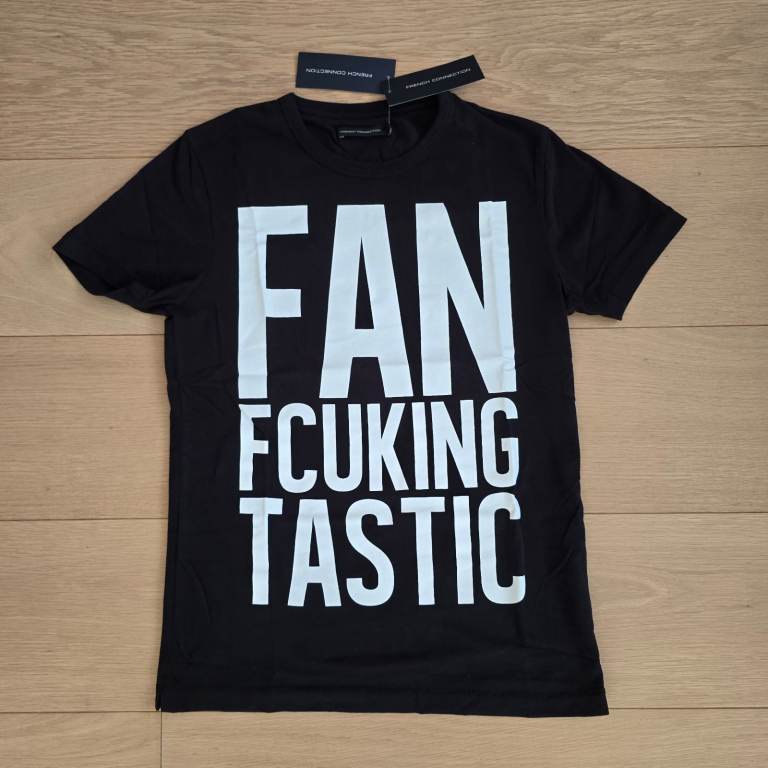 New French Connection fan fcuking tastic Men Women cotton running hiking cycling shirt