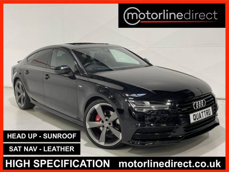 2017 Audi A7 3.0 TDI V6 Black Edition Sportback 5dr Diesel S Tronic quattro Euro 6 (s/s) Hatchbac...