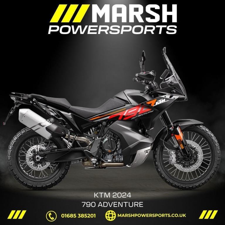 KTM 790 Adventure Black 2024 - KTM Main Dealer - 0% Finance Now Available!