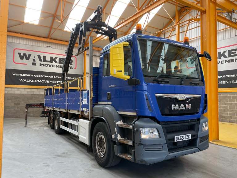 MAN TGS 26.360, *EURO 6* 6X2 26 TONNE DRAWBAR SPEC BRICK GRAB