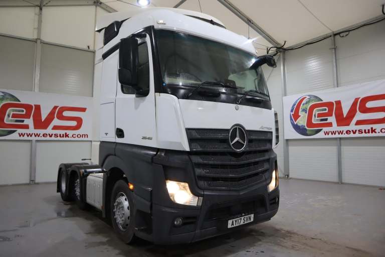 2017 (17 PLATE) Mercedes Benz ACTROS 2545 6x2 Euro 6 Tractor Units