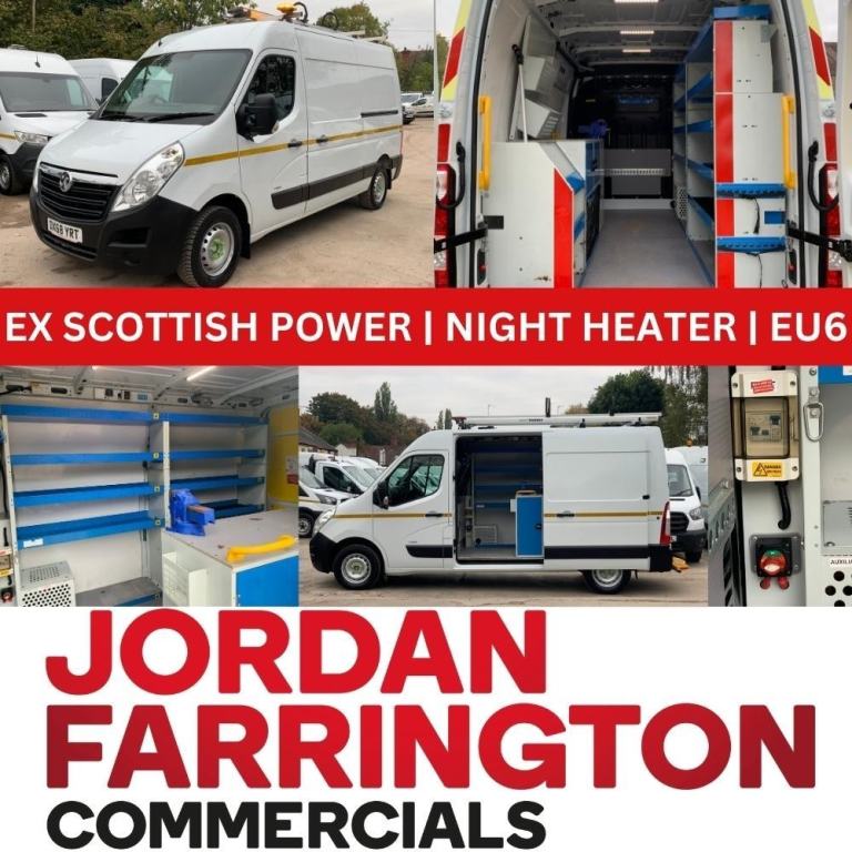 image for 2018 68 reg VAUXHALL MOVANO L2H2 EU6 UTILITY SPEC WORKSHOP / FITTERS VAN 