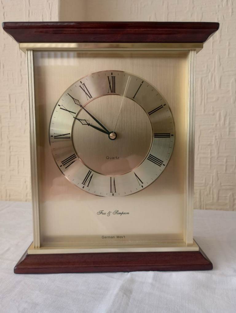 Fox & Simpson mantel clock