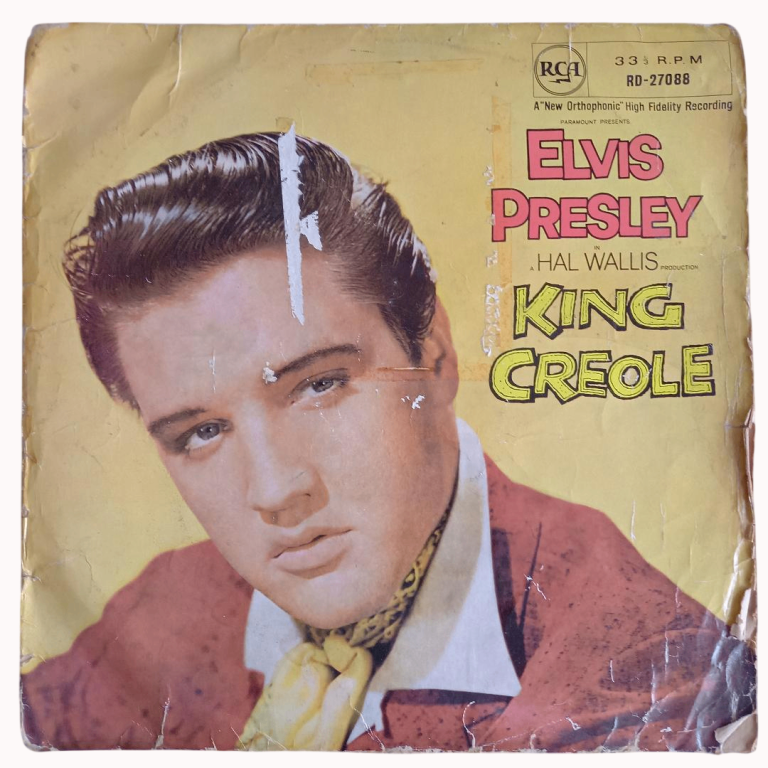 ELVIS PRESLEY - KING CREOLE, 12" 33RPM VINYL MONO RECORD ALBUM