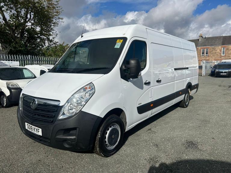 2018 Vauxhall Movano 2.3 CDTI BiTurbo H2 Van 130ps PANEL VAN Diesel Manual