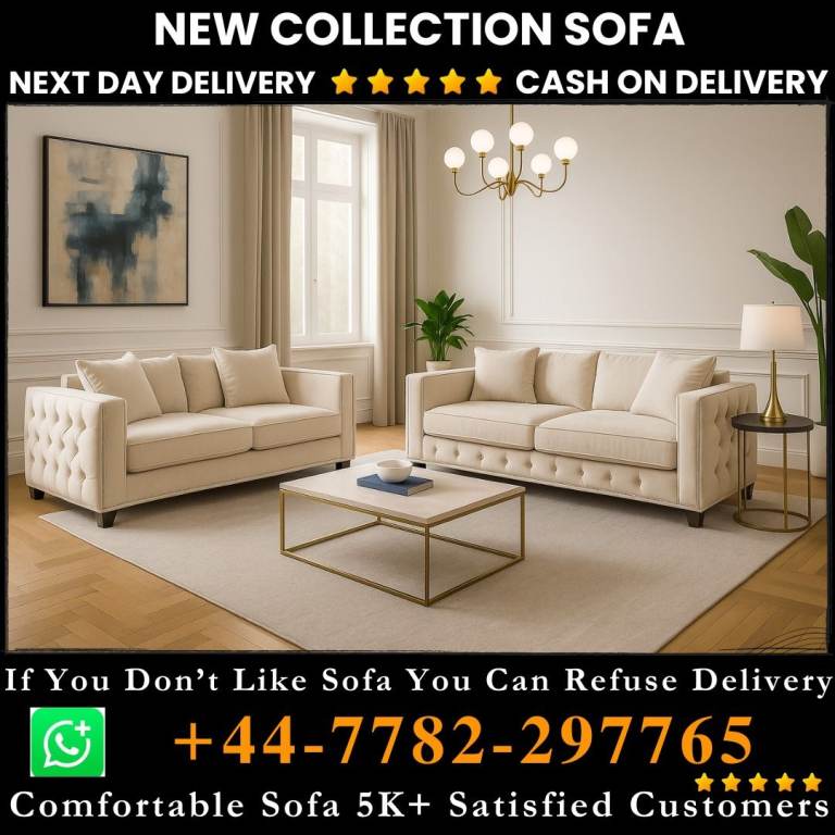 “Upgrade Your Living Room – Corner & 3+2 Sofa Sale!”