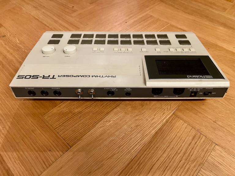 Roland TR-505 Drum Machine + ROM Expansion Linn LM-1, LinnDrum & Oberheim