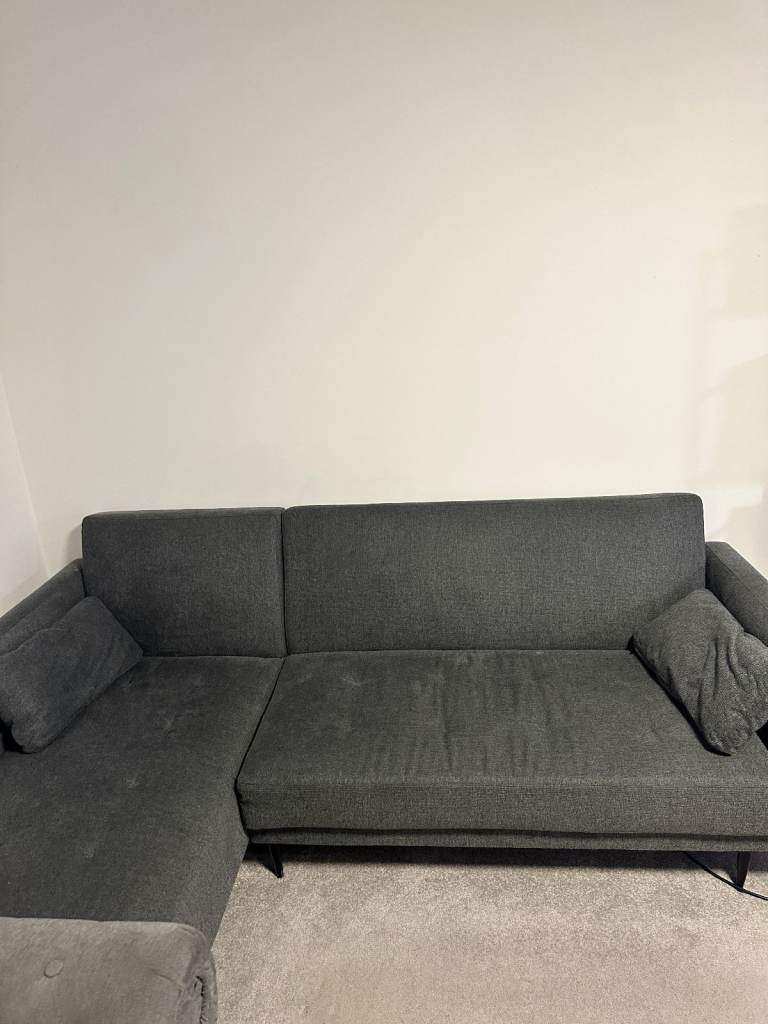 Selma Sleeper Corner Sofa Bed, Steel Grey (from Wayfair)