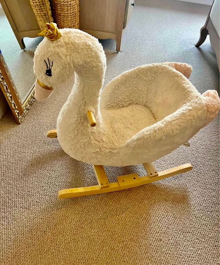 image for Swan rocking chair kids