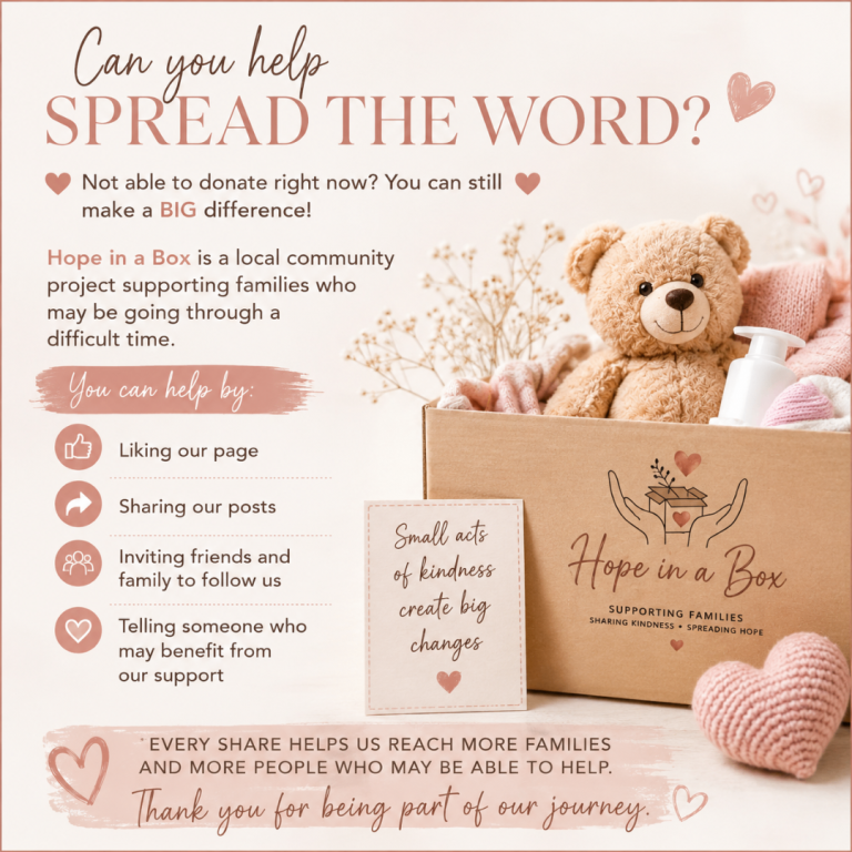 ❤️ Help Us Reach Local Families – Hope in a Box