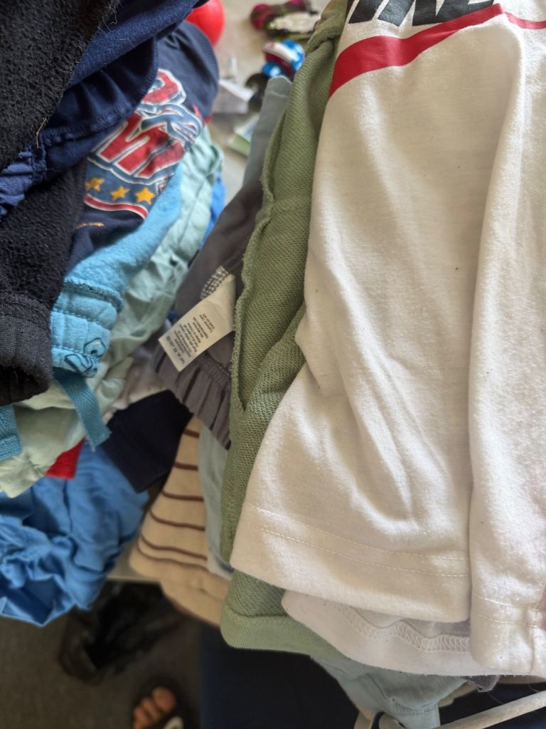 Mixed bag of boys clothing 