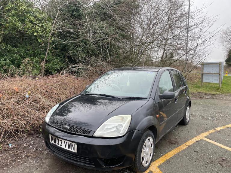 FORD FIESTA 1.2 FINESSE 03 REG BLACK 5 DOOR MOT NOVEMBER 29TH 2026 SERVICE HISTORY LOW INSURANCE