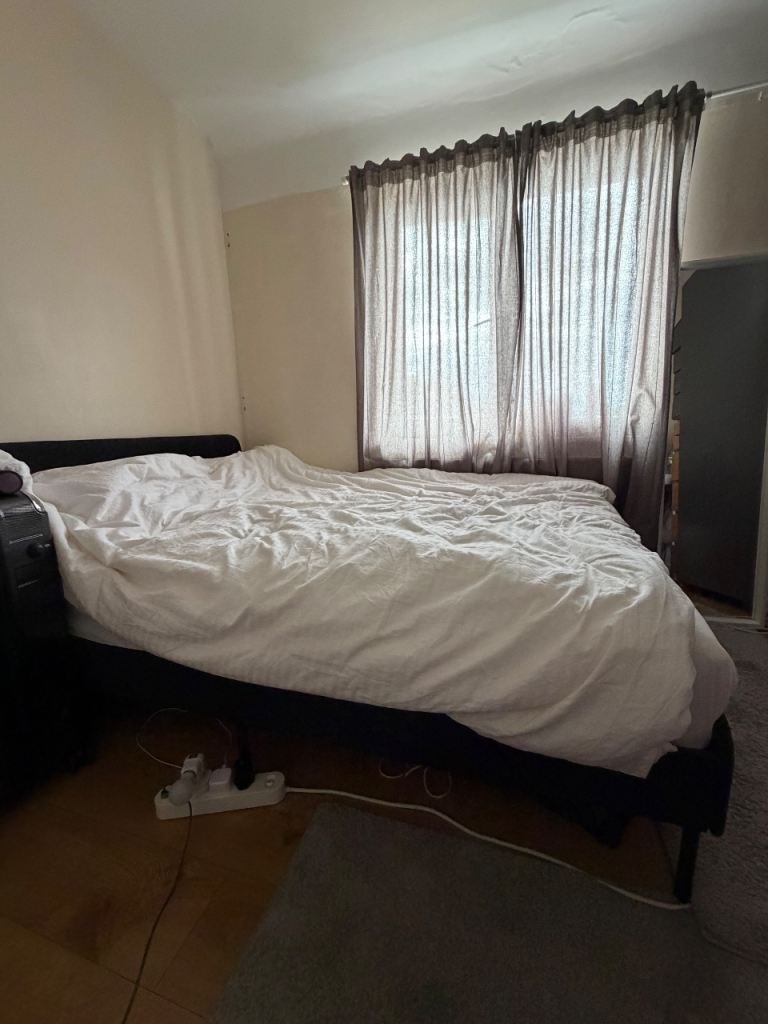 Double Bed Frame - Black, Good Condition