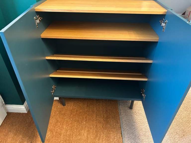 Made Emerald Green Shoe Cabinet