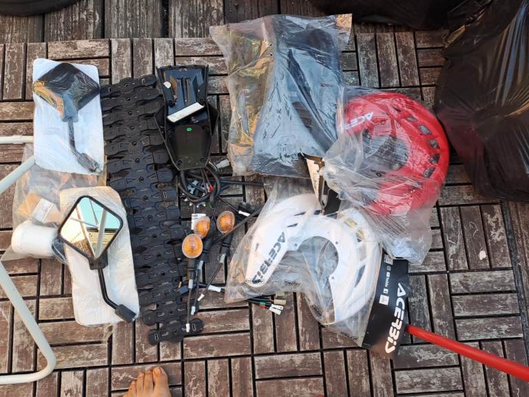 Motorcycle replacement parts
