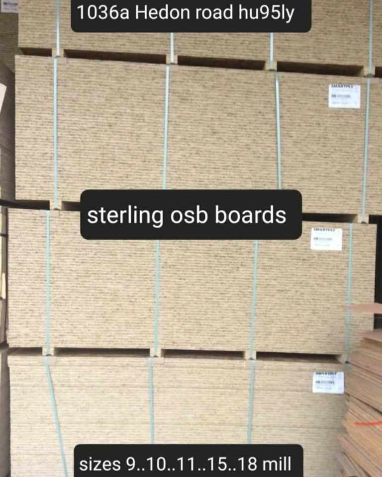 New Sterling OSB Boards - Various Mill Sizes Available