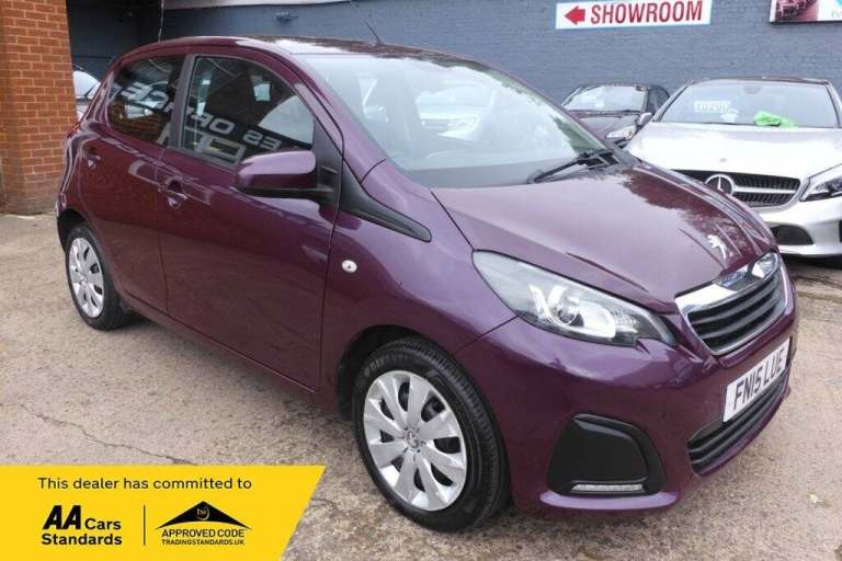 2015 Peugeot 108 1.0 VTi Active Hatchback 5dr Petrol Manual Euro 5 Euro 5 (68 ps) Hatchback Petro...