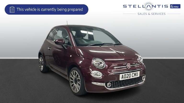 2020 Fiat 500 1.2 Star Hatchback 3dr Petrol Dualogic Euro 6 (s/s) (69 bhp) Hatchback Petrol Autom...