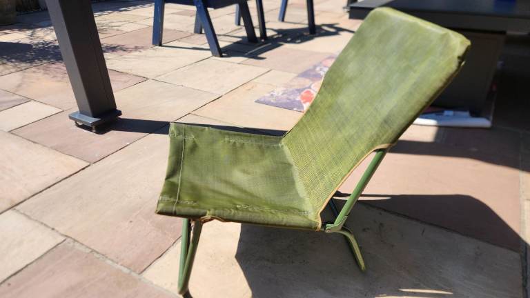 Small low fishing chair 