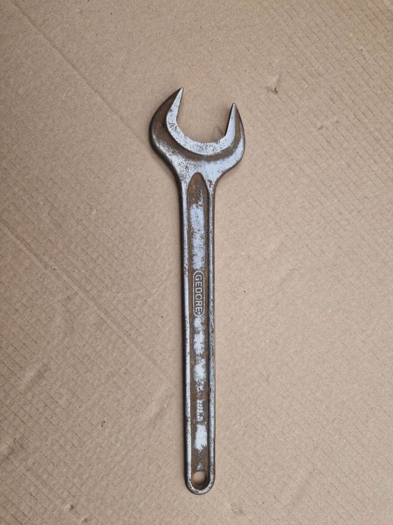 Vintage Gedore DIN894 Spanner Wrench 1 1/2 inch (38mm). Made In Germany.