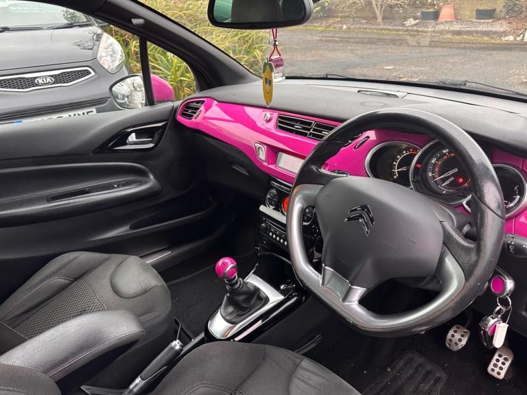 2014 Citroen DS3 1.6 e-HDi 115 Airdream DSport Pink 3dr HATCHBACK Diesel Manual
