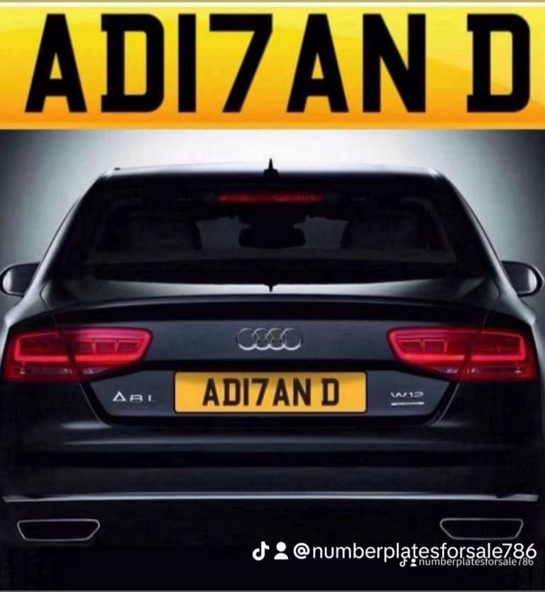 ADNAN number plate 