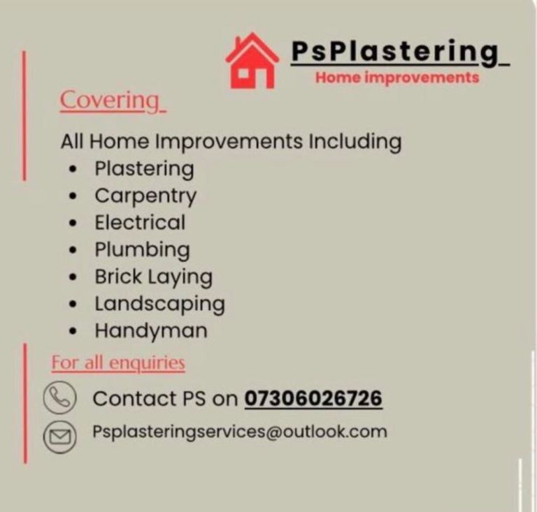 You’re Local Plasterer 