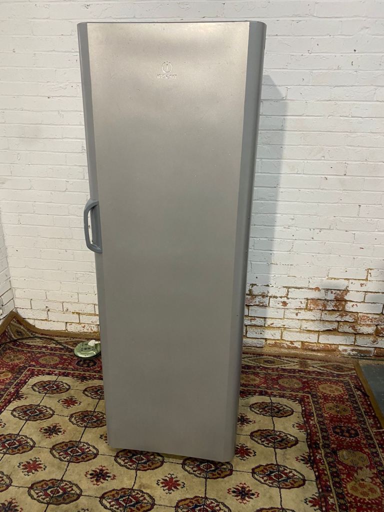  Tall Indesit Grey Standing Freezer