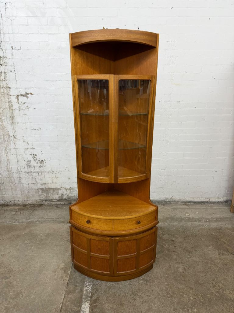 Teak mid century corner by Nathan 