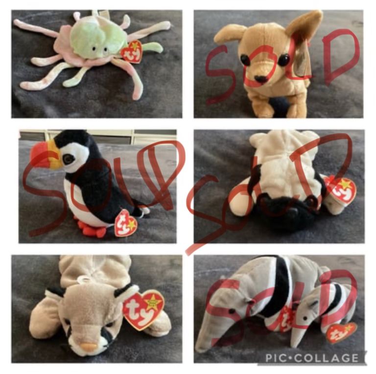 TY Beanie Babies individually priced