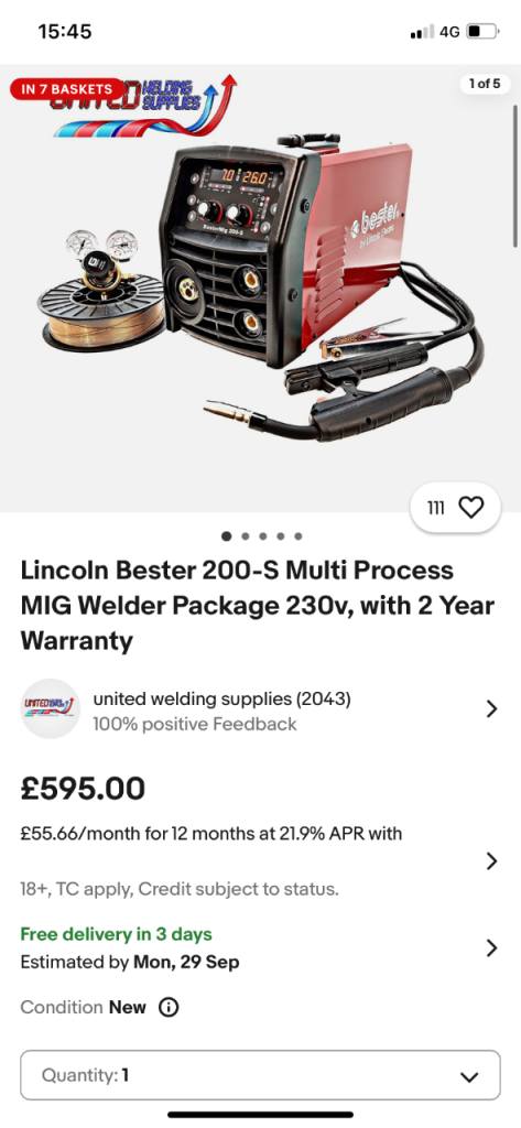 Lincoln bester 200-s multi welder 