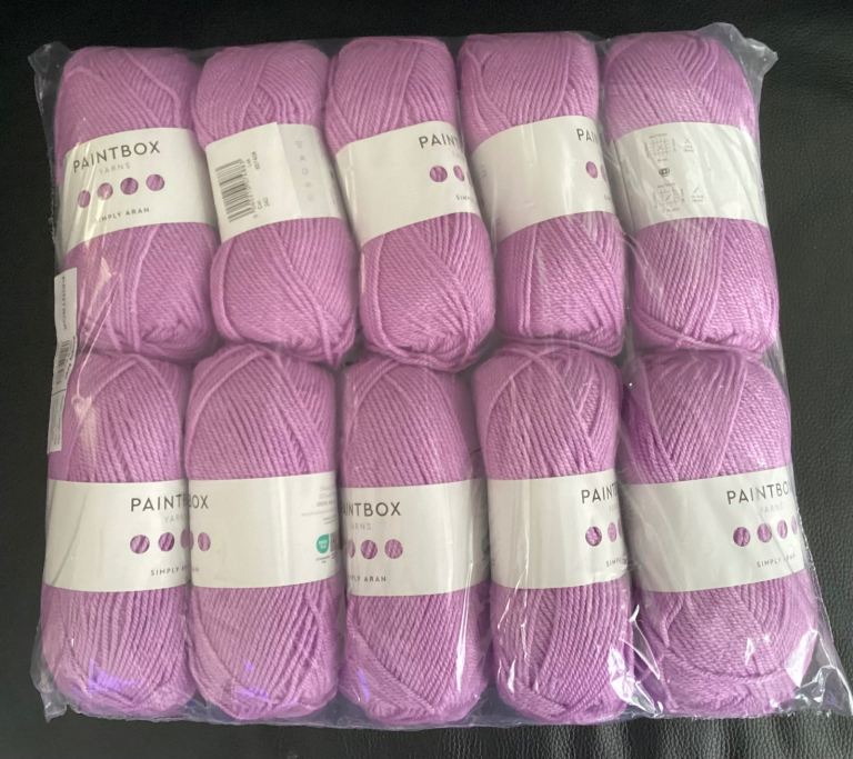 10 x 100g Paintbox Yarn Simply Aran ‘Tea Rose’ NEW