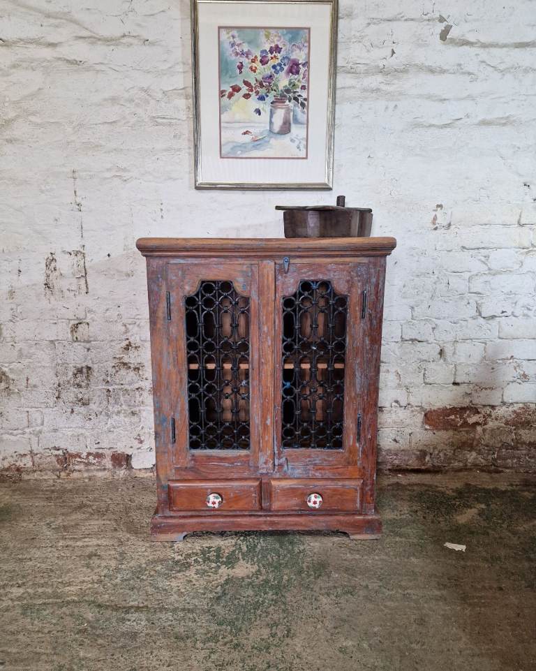 Vintage Indian Freestanding Cupboard