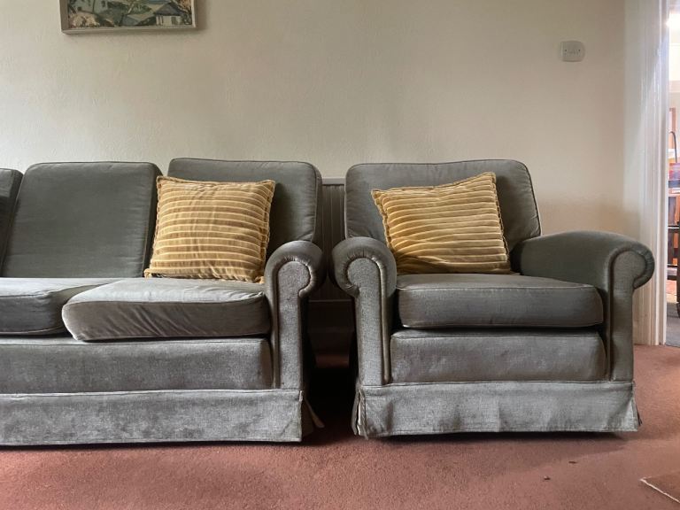 Vintage John Lewis Sofa and Armchair