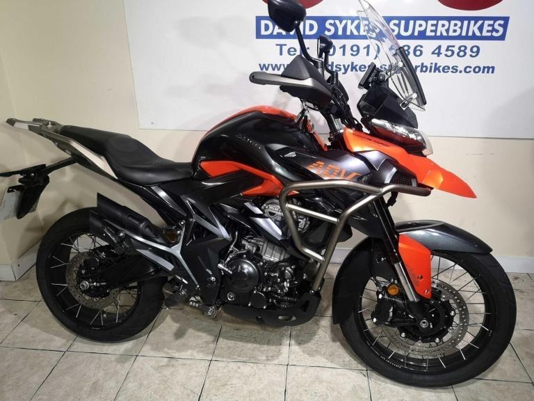 Zontes ZT 350-T 19INCH SPOKE WHEEL 23-REG ONLY 1445 MILES WITH EXTRAS £2999.OTR