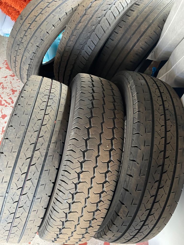 6 tyres. Merc sprinter 