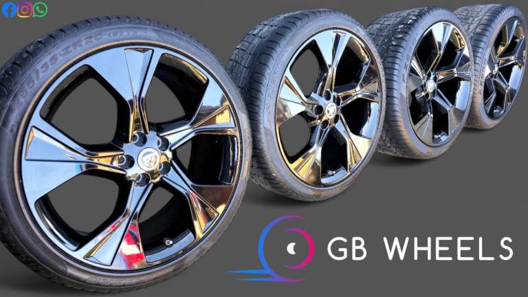 Genuine Jaguar 20" F-type 5102 Alloy wheels Pirelli F Type