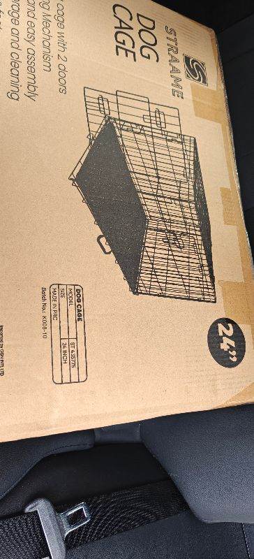 24 inch dog cage