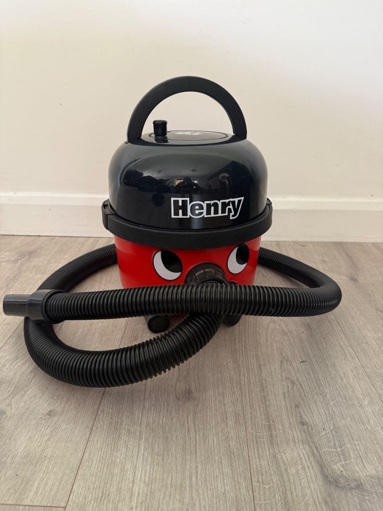 Henry Vacuum Cleaner – Red and Black, Good Condition