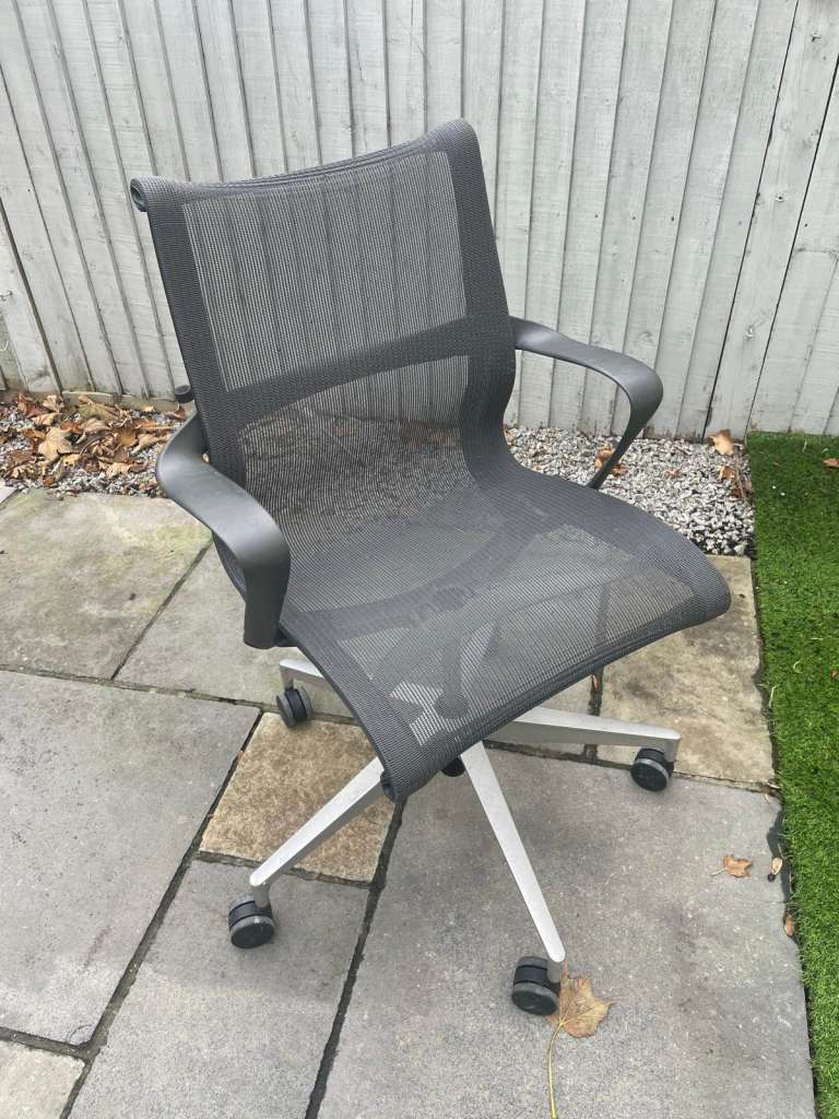 image for Herman miller chair grey